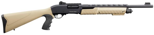 Charles Daly 930279 301  12 Gauge 3" 5+1 18.50" Barrel w/Heat Shield, Black Metal Finish,  Synthetic Flat Dark Earth Fixed Pistol Grip Stock & Forend, Auto Ejection, Includes 3 Choke Tubes