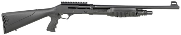 SDS Imports DSF12 Duo-Sys Force  12 Gauge Pump/Semi-Auto Hybrid 3" 5+1 19" Barrel, Black Steel Receiver, Synthetic Fixed Stock w/Pistol Grip Includes 3 Chokes