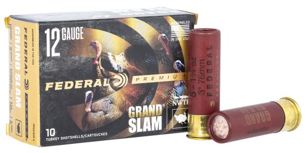 Federal PFCX157F5 Premium Grand Slam 12Gauge 3" 1 3/4oz 5Shot 10 Per Box/25 Case