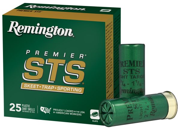 Remington Ammunition 20242 Premier STS  12 Gauge 2.75" 1 1/8 oz 8 Shot 25 Per Box/ 10 Cs