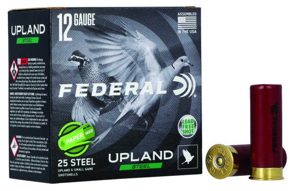 Federal USH122W75 Upland Field & Range Paper Wad 12Gauge 2.75" 1oz 7.5Shot 25 Per Box/10 Case