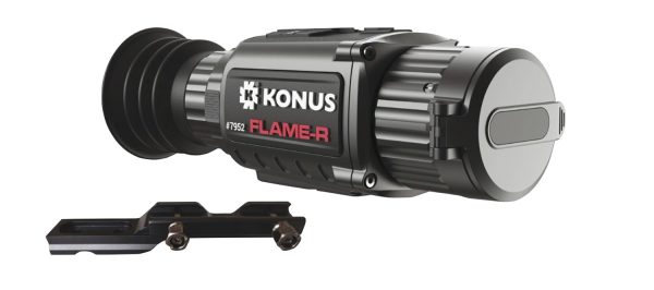 Konus 7952 Flame-R  Thermal Rifle Scope Hand Held/Mountable Scope Black 2.5-20x Multi Reticle 256x192 Resolution Zoom Digital 1x/2x/4x/8x