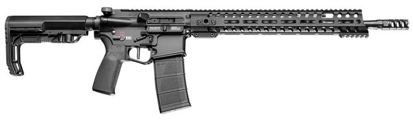 Patriot Ordnance Factory 01165 Renegade + *CA Compliant 5.56x45mm NATO 16.50" 10+1 Black Hard Coat Anodized Rec 14.50" M-Lok Black Nitride Barrel 6 Position MFT Stock Black Polymer MFT Grip