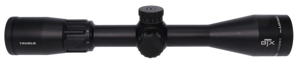 TruGlo TGTG85394BI Intercept Rifle Scope Black 3-9x 40mm Tube Duplex Reticle