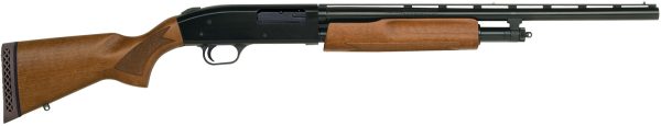 Mossberg 57110 505  Youth 20 Gauge 3" 4+1 20" Vent Rib Barrel, Dual Extractors, EZ-Reach Forend, Blued Metal Finish, Hardwood Stock, Includes Accu-Set Chokes