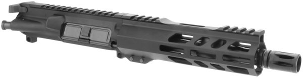 TacFire BU-556-7 Pistol Upper Assembly  5.56x45mm NATO Caliber with 7" Black Nitride Barrel, Black Anodized 7075-T6 Aluminum Receiver & M-LOK Handguard for AR-Platform Includes Bolt Carrier Group