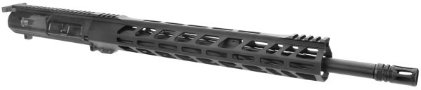 TacFire BU30818 Rifle Upper Assembly  308 Win 18" Black Nitride Barrel 7075-T6 Aluminum Black Anodized Receiver M-LOK Handguard for AR-Platform