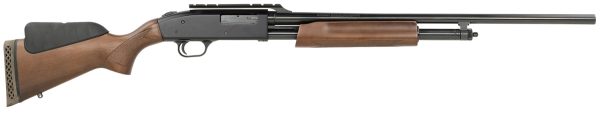 Mossberg 54143 500  Exclusive Configuration 20 Gauge Pump 5+1 24" Blued Steel Barrel, Blued Receiver w/Integral Scope Base, Wood Fixed Dual Comb Bantam Stock, Right Hand