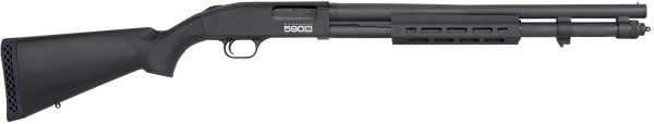 Mossberg 51604 590S Tactical 12 Gauge 13+1(1.75") 8+1(2.75") 7+1(3") 3" Chamber 20" Barrel, Matte Blued Metal Finish, Synthetic Stock, M-LOK Forend, Accu-Choke System, Optics Ready