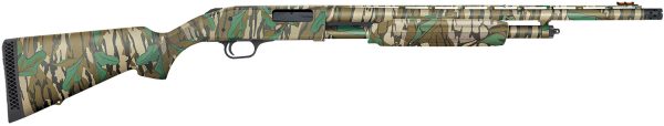 Mossberg 54337 500 Turkey 20 Gauge 5+1 3" 22" Vent Rib Barrel, Optic Cut Receiver, Fiber Optic Front Sight, Overall Mossy Oak Greenleaf, Synthetic Furniture, Includes X-Factor Ported Choke Tube