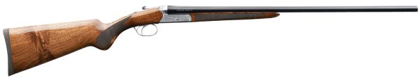 Charles Daly 930340 500  20 Gauge 3" 2rd 26" Gloss Blued Steel Side by Side Barrel, Engraved Silver Steel Receiver, Oiled Walnut Fixed Checkered Stock & Forend, Includes 5 Choke Tubes