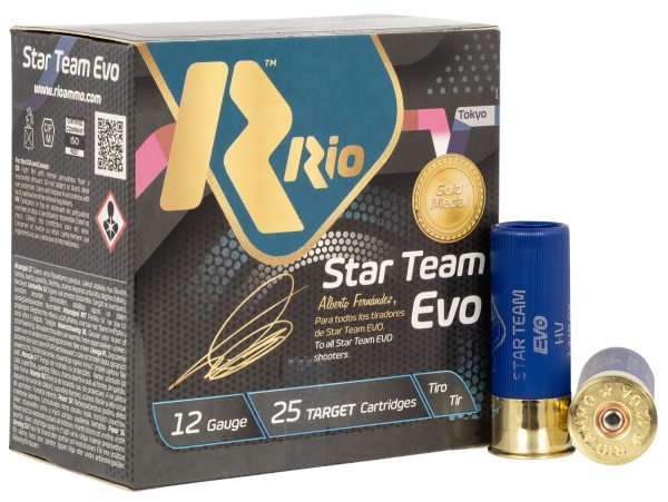 Rio Ammunition ST32HV8 Star Team EVO High Velocity 12 Gauge 2.75" 1 1/8 oz 8 Shot 25 Per Box/ 10 Cs