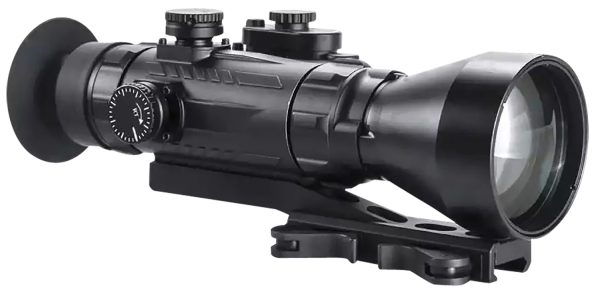 AGM Global Vision 15WP4423483111 Wolverine Pro-4 3AL1 Night Vision Rifle Scope Matte Black 4x70mm Gen 3 Auto-Gated Level 1 Illuminated Red Chevron w/Ballistic Drop Reticle