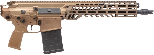 Sig Sauer PSPEAR76213B MCX Spear 7.62x51mm NATO 20+1 13", Coyote, No Brace, OEM Polymer Grip, SLX/SLH QD Flash Hider, Ambi Controls, Adj. Gas Block