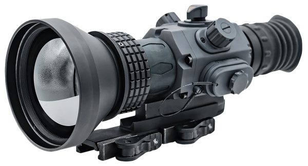 Armasight TAVT66WN7CONT102 Contractor 640 Thermal Rifle Scope Black Hardcoat Anodized 4.8-19.2x 75mm Multi Reticle 640x480, 60Hz Resolution Zoom 1x-4x