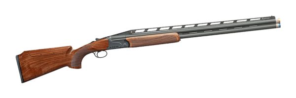 Rizzini USA 26011230 BR110 Sporter IPS Over/Under 12 Gauge 2rd 30" Chrome Lined XL Back Bored, Adj. Vent Rib, Matte Gray Barrel/Rec, Grade II Turkish Walnut Stock w/Adj Comb, 5 Ext. Chokes