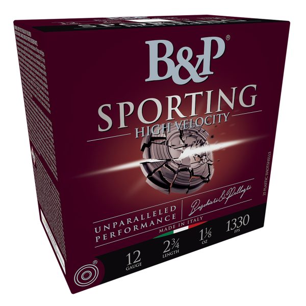 B&P 12B8SH75 Sporting Clay  12Gauge 2.75" 1 1/8oz 7.5Shot 25 Per Box/10 Case