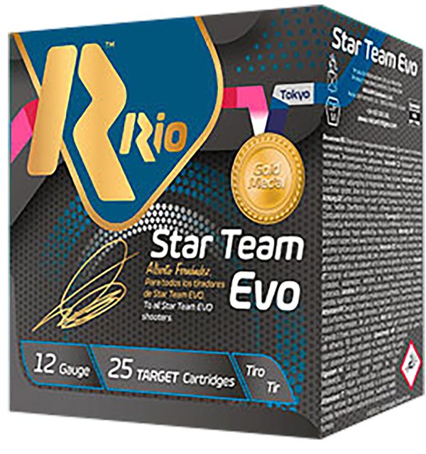 Rio Ammunition ST2875 Star Team EVO  12Gauge 2.75" 1oz 7.5Shot 25 Per Box/10 Case