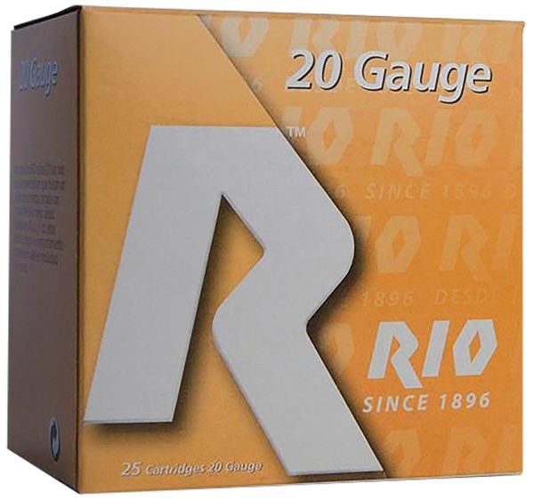 Rio Ammunition RC20MGN5 Game Load  20Gauge 3" 1 1/4oz 5Shot 25 Per Box/10 Case