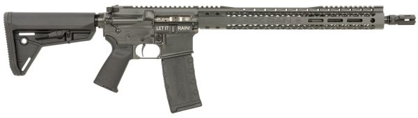 Black Rain Ordnance BROSSPSMK Spec 15+ SSP 5.56x45mm NATO 30+1 16", Smoke, 15" Slim M-LOK, Magpul Grip/Carbine Stock