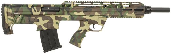 Tokarev USA 21000168 TBP M81 Bullpup 12 Gauge Semi-Auto 3" 5+1 18.50" Black Steel Barrel, M81 Woodland Camo, Picatinny Rail Receiver, M81 Woodland Camo Adjustable Synthetic Stock