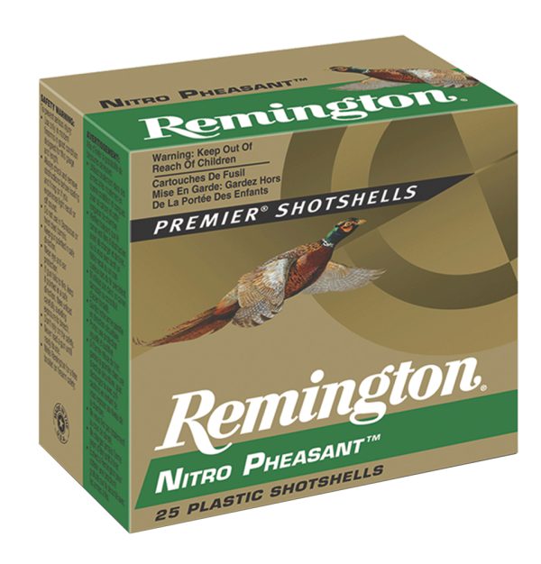 Remington Ammunition 28622 Nitro Pheasant  12Gauge 2.75" 1 1/4oz 5Shot 25 Per Box/10 Case