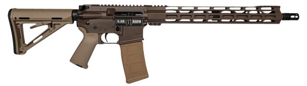 Diamondback DB1717K131 DB15  5.56x45mm NATO 30+1 16", FDE, OEM Carbon Lower, 15" M-Lok Handguard, Magpul Grip & Carbine Stock, A2 Flash Hider