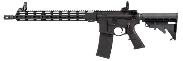 Raptor Defense RD10560 RD-15  5.56x45mm NATO 30+1 16", Black, Billet Rec, 15" M-Lok Handguard, M4 Style Stock with QD Mount, A2 Grip, Flip-Up Sights, Ambi Trigger, A2 Flash Hider, Includes Soft Case