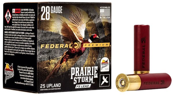 Federal PFX285FS6 Premium Prairie Storm FS 28Gauge 3" 7/8oz 6Shot 25 Per Box/10 Case