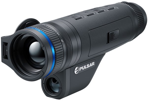 Pulsar PL77512 Telos LRF XQ35 Thermal Hand Held  Black 3-12x35mm 384x288, 17 Microns Resolution Zoom 4x