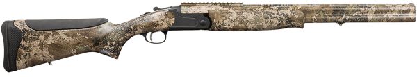 Chiappa Firearms 930.380 202T  12 Gauge Break Open 3.50" 2 24" TrueTimber Strata Over/Under Vent Rib Barrel, Picatinny Rail Steel Receiver, Adj Comb Synthetic Stock