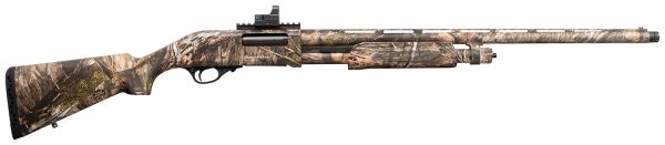 Chiappa Firearms 930.308T 335 Turkey Full Size 12 Gauge Pump 3.50" 5+1 26" Mossy Oak Country DNA Chrome Lined Vent Rib Barrel, Picatinny Rail Aluminum Receiver & Fixed Synthetic Stock, Red Dot 4 MOA