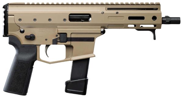 Angstadt Arms AAMDP29PF6 MDP-9  27+1 6" Black Melonite Threaded Barrel Flat Dark Earth Cerakote Black Polymer Grips