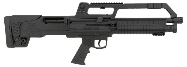 Escort HEBA12180001  BullTac 12 Gauge Semi-Auto 3" 5+1 18" Black Steel Barrel, Black Picatinny Rail Aluminum/Polymer Receiver, Bullpup w/Pistol Grip Synthetic Stock