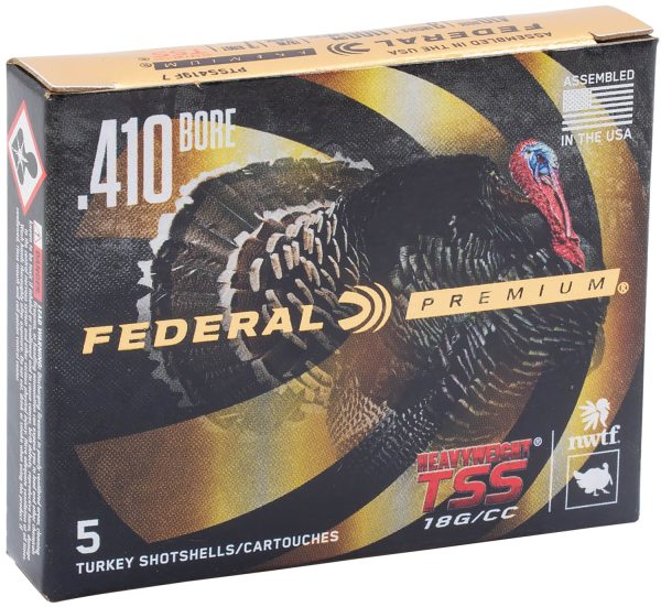 Federal PTSS419F8 Premium Turkey Heavyweight TSS 410Gauge 3" 13/16oz 8Shot 5 Per Box/10 Case