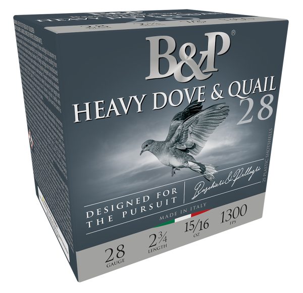 B&P Ammunition 28BD6 Heavy Dove & Quail  28Gauge 2.75" 15/16oz 6Shot 25 Per Box/10 Case