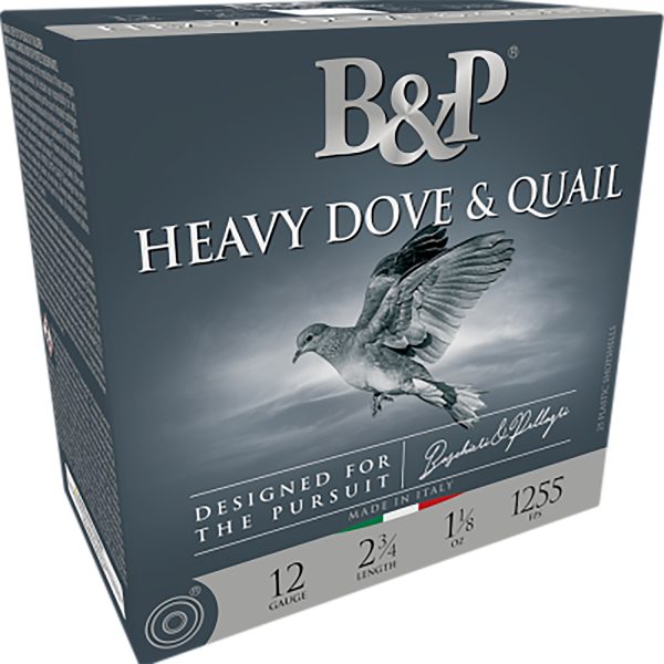 B&p Ammunition 12B1DS7 Heavy Dove & Quail  12Gauge 2.75" 1oz 7Shot 25 Per Box/10 Case