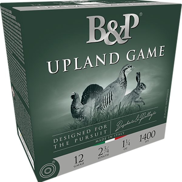 B&p Ammunition 12B14UP4 Upland Game  12Gauge 2.75" 1 1/4oz 4Shot 25 Per Box/10 Case