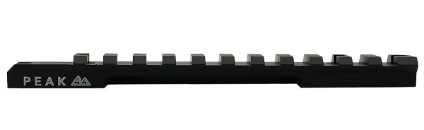 Weatherby J010005 Peak 44 Picatinny Rail  Matte Black 20 MOA