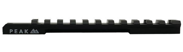 Weatherby J010006 Peak 44 Picatinny Rail  Matte Black 20 MOA