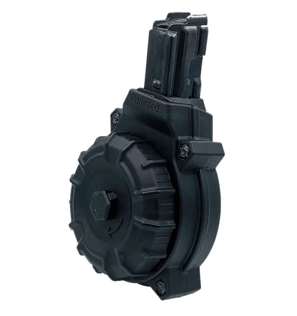 ProMag DRMA106   50rd Drum 9mm Fits H&K MP5/PTR9 Black