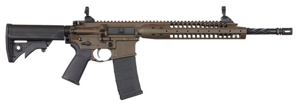 LWRC ICA5RPBC14P Individual Carbine A5 5.56x45mm NATO 14.70" 30+1 Patriot Brown Black Adjustable Stock Black Magpul MOE+ Grip