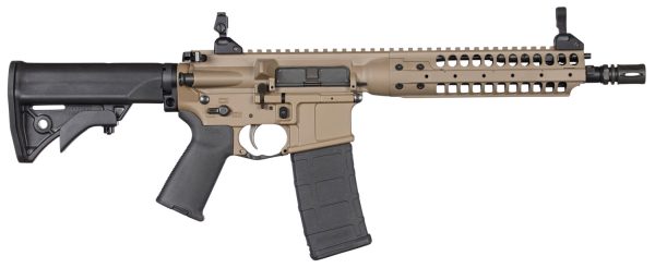 LWRC ICA5R5CK16CA Individual Carbine A5 *CA Compliant 5.56x45mm NATO 16.10" 10+1 Flat Dark Earth Cerakote Black Adjustable Stock Black Polymer Grip