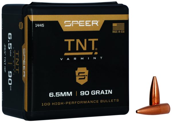 Speer 1445 TNT  6.5Creedmoor 90gr Jacketed Hollow Point 100 Per Box/5 Case