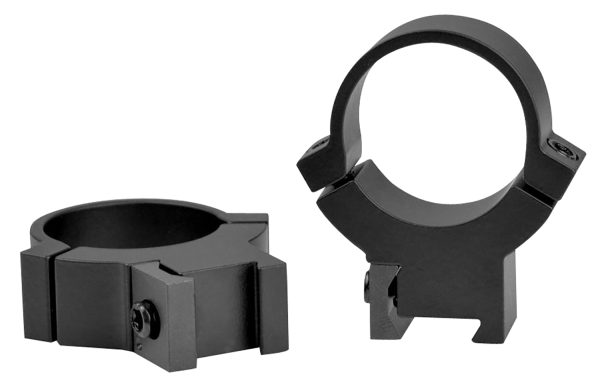 Warne 722M Rimfire Rings Maxima Matte Black 1" High 0 MOA