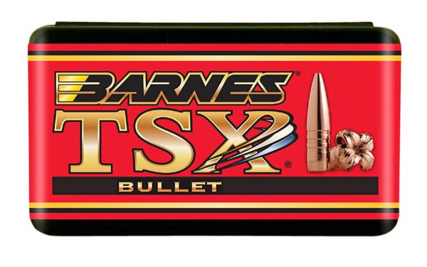 Barnes Bullets 30246 TSX Hunting 6.5Creedmoor 130gr Flat Base 50/Box