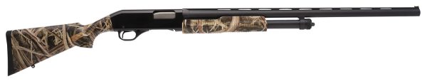 Stevens 22562 320 Field 12 Gauge 3" 5+1 28" Matte Black Barrel, Mossy Oak Shadow Grass Blades, Ambidextrous Includes Modified Choke Tube