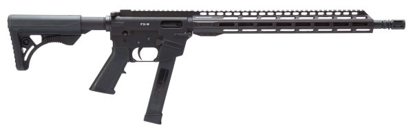 Freedom Ordnance FX9R16 FX-9 Carbine 9mm Luger 16" 33+1 Black Hard Coat Anodized 6 Position Stock