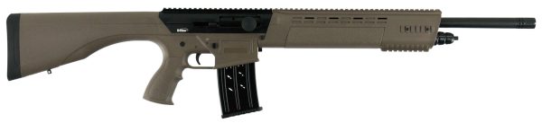 TriStar 25130 KRX Tactical 12 Gauge 3" 20" 5+1 Black Rec/Barrel Flat Dark Earth Fixed Pistol Grip Stock Right Hand Includes 1 Extended Cylinder Choke