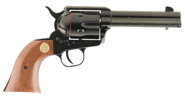 Chiappa Firearms 340053 SAA 1873  Medium Frame 22 LR 6 Shot, 4.75" Blued Steel Barrel, Blued Steel Frame, Blued Cylinder, Wood Grip, Exposed Hammer